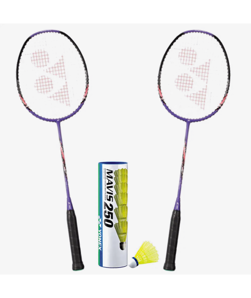 Yonex Nanoflare 001 Ability (Dark Purple) Pre-Strung Combo Set (250) de France