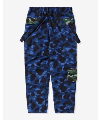 BAPE X UNDEFEATED MULTI POUCH POCKET PANTS - NAVY à prix réduit toute l'année