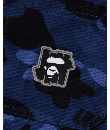 BAPE X UNDEFEATED COLOR CAMO FLANNEL JACKET - NAVY 50% de réduction en Octobre 2024