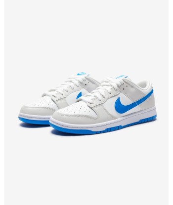 NIKE DUNK LOW RETRO - SUMMITWHITE/ PHOTOBLUE/ PLATINUMTINT Economisez 