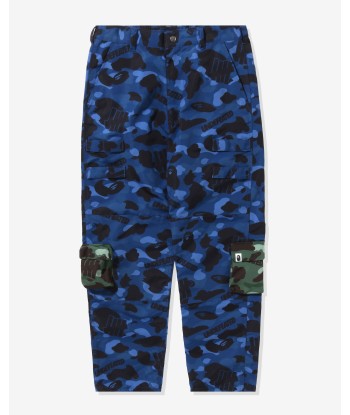 BAPE X UNDEFEATED MULTI POUCH POCKET PANTS - NAVY à prix réduit toute l'année