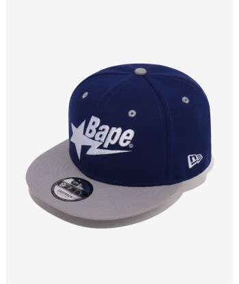 BAPE BAPESTA NEW ERA 9FIFTY CAP - BLUE Les magasins à Paris