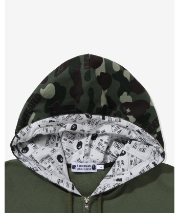 BAPE X UNDEFEATED COLOR CAMO RELAXED ZIP HOODIE du meilleur 