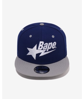 BAPE BAPESTA NEW ERA 9FIFTY CAP - BLUE Les magasins à Paris