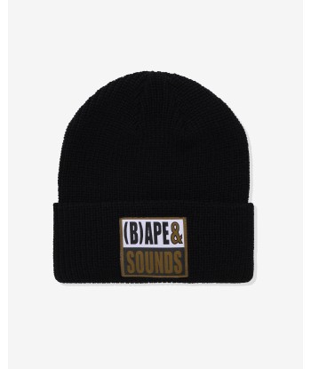 BAPE (B)APE SOUNDS KNIT CAP - BLACK Venez découvrir notre 