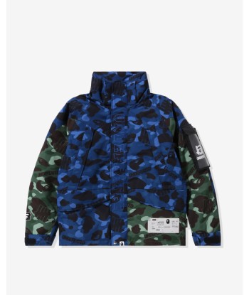 BAPE X UNDEFEATED COLOR CAMO SNOWBOARD JACKET - NAVY l'achat 