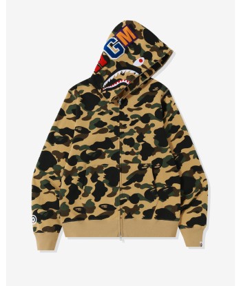 BAPE 1ST CAMO SHARK FULL ZIP HOODIE s'inspire de l'anatomie humaine