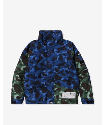 BAPE X UNDEFEATED COLOR CAMO SNOWBOARD JACKET - NAVY l'achat 