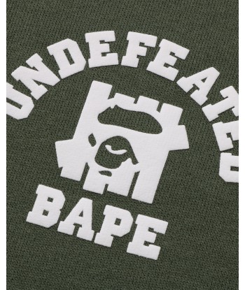 BAPE X UNDEFEATED COLOR CAMO RELAXED ZIP HOODIE du meilleur 