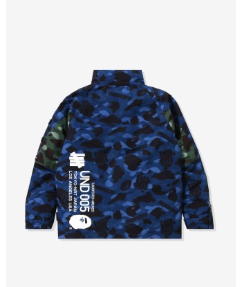 BAPE X UNDEFEATED COLOR CAMO SNOWBOARD JACKET - NAVY l'achat 