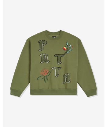 PATTA FLOWERS CREWNECK - LODENGREEN Le MVP de beaucoup