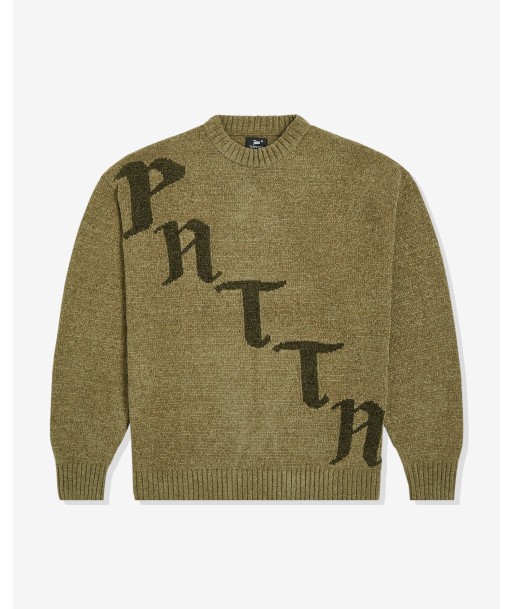 PATTA CHENILLE KNITTED SWEATER - SAGE livraison et retour toujours gratuits