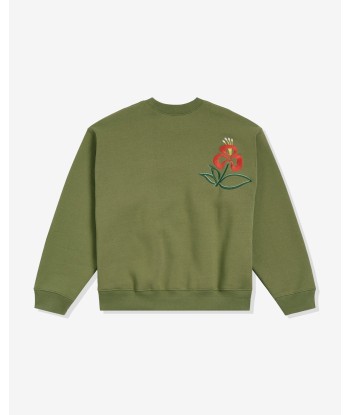 PATTA FLOWERS CREWNECK - LODENGREEN Le MVP de beaucoup