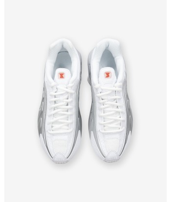 NIKE WOMEN'S SHOX R4 - WHITE/ METALLICSILVER/ MAXORANGE 50% de réduction en Octobre 2024