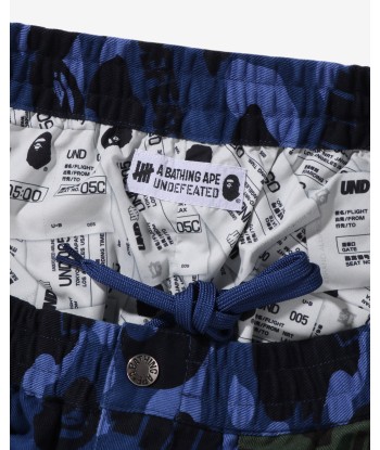 BAPE X UNDEFEATED COLOR CAMO FLANNEL PANTS ouvre sa boutique