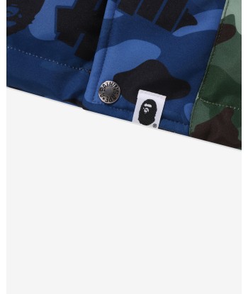 BAPE X UNDEFEATED COLOR CAMO SNOWBOARD JACKET - NAVY l'achat 