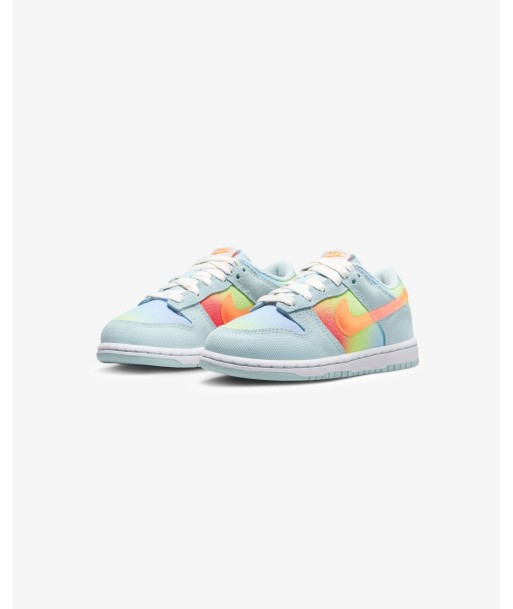 NIKE PS DUNK LOW - GLACIERBLUE/ TOTALORANGE/ LTLEMONTWIST plus qu'un jeu 