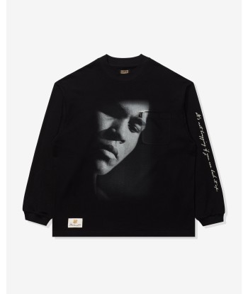 UNDEFEATED X ALI MOCK NECK L/S POCKET TEE - BLACK le concept de la Pate a emporter 