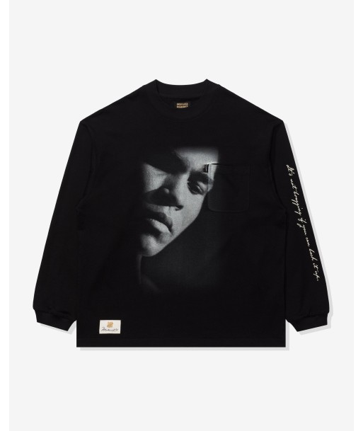 UNDEFEATED X ALI MOCK NECK L/S POCKET TEE - BLACK le concept de la Pate a emporter 