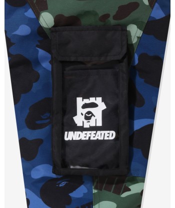 BAPE X UNDEFEATED COLOR CAMO SNOWBOARD JACKET - NAVY l'achat 