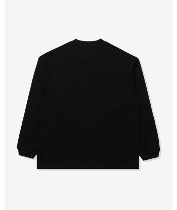 UNDEFEATED X ALI MOCK NECK L/S POCKET TEE - BLACK le concept de la Pate a emporter 