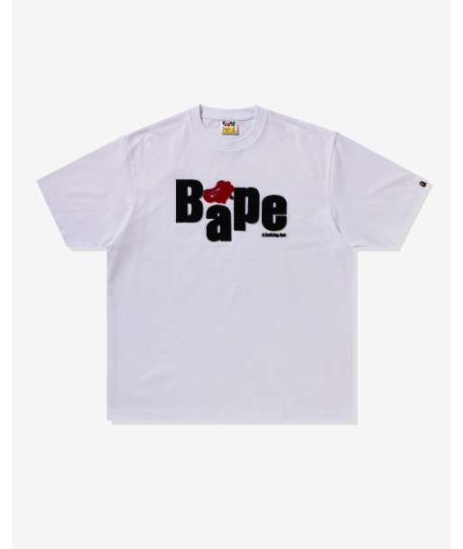 BAPE HEART APE HEAD RELAXED FIT TEE - WHITE Livraison rapide