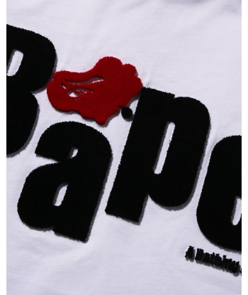 BAPE HEART APE HEAD RELAXED FIT TEE - WHITE Livraison rapide