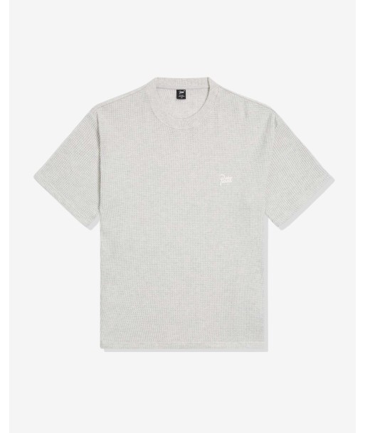 PATTA BASIC WAFFLE TEE - MELANGEGREY en linge