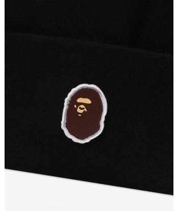 BAPE SILICON APE HEAD KNIT CAP - BLACK Economisez 