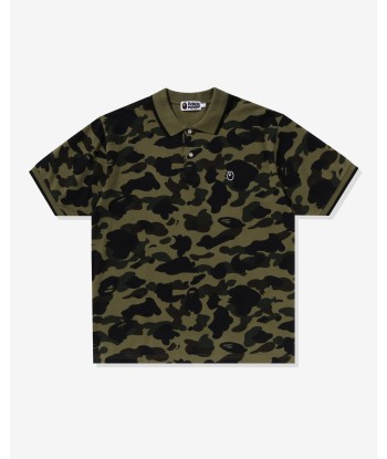 BAPE 1ST CAMO ONE POINT POLO M リラックス - GREEN Economisez 