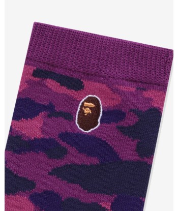 BAPE COLOR CAMO APE HEAD ONE POINT SOCKS pas cheres