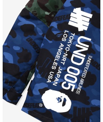 BAPE X UNDEFEATED COLOR CAMO SNOWBOARD JACKET - NAVY l'achat 