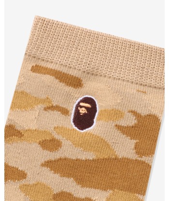 BAPE COLOR CAMO APE HEAD ONE POINT SOCKS pas cheres