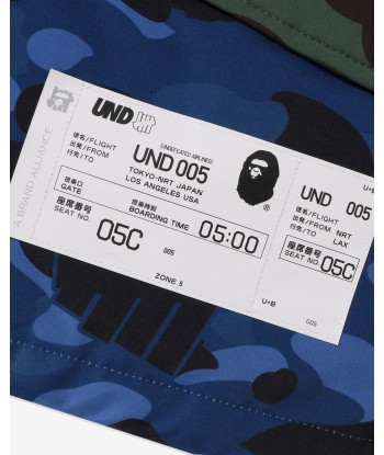 BAPE X UNDEFEATED COLOR CAMO SNOWBOARD JACKET - NAVY l'achat 