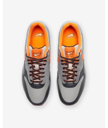 NIKE X HUF AIR MAX 1 - ANTHRACITE/ BRILLIANTORANGE rembourrage situé sous