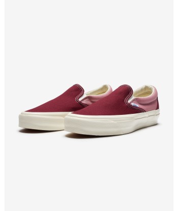 VANS PREMIUM SLIP-ON 98 - MAROON/ PINK de France