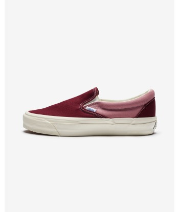 VANS PREMIUM SLIP-ON 98 - MAROON/ PINK de France