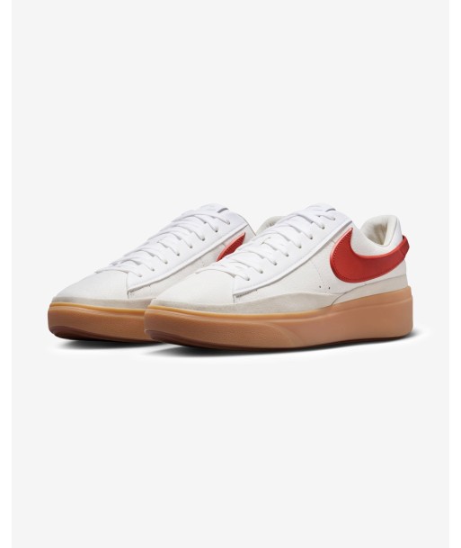 NIKE BLAZER PHANTOM LOW - WHITE/ DRAGONRED/ GUMYELLOW vente chaude votre 