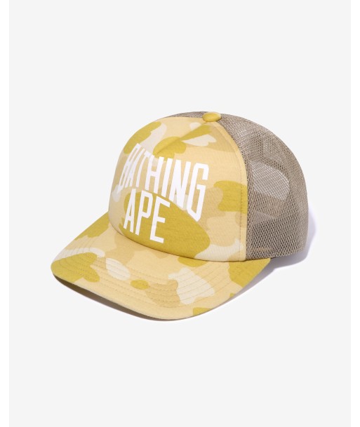 BAPE COLOR CAMO NYC LOGO MESH CAP - YELLOW de l' environnement