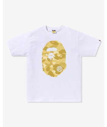 BAPE COLOR CAMO BIG APE HEAD TEE - WHITE l'évolution des habitudes 