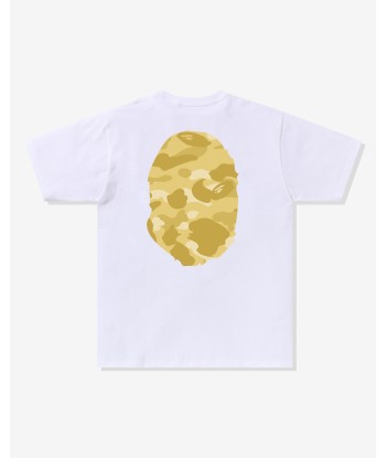 BAPE COLOR CAMO BIG APE HEAD TEE - WHITE l'évolution des habitudes 