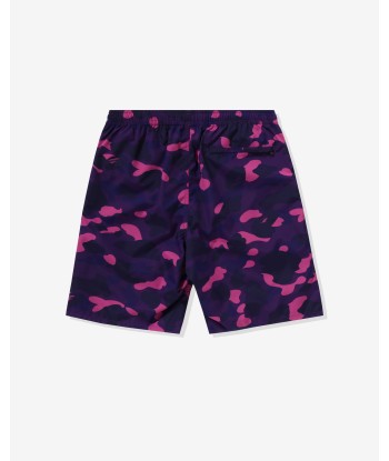 BAPE COLOR CAMO APE HEAD ONE POINT BEACH SHORT Venez acheter