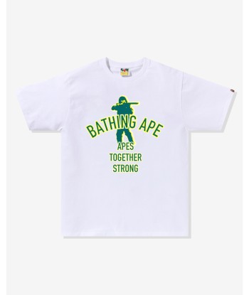 BAPE SOLDIER ATS TEE - WHITE en stock