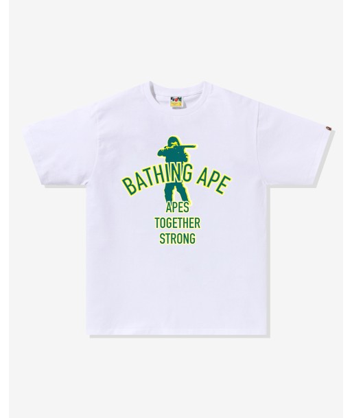 BAPE SOLDIER ATS TEE - WHITE en stock