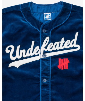 UNDEFEATED CORD S/S BASEBALL JERSEY Les magasins à Paris