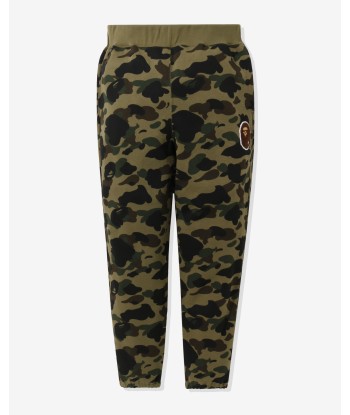 BAPE 1ST CAMO APE HEAD PATCHED SWEAT PANTS du meilleur 