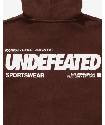 UNDEFEATED LOGO ZIP HOOD Par le système avancé 