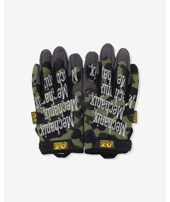 BAPE 1ST CAMO MECHANIX WEAR GLOVES Pour