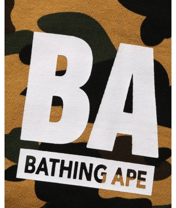 BAPE 1ST CAMO BAPE FULL ZIP HOODIE - YELLOW ou a consommer sur place