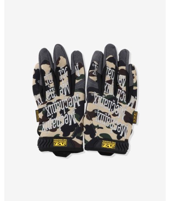 BAPE 1ST CAMO MECHANIX WEAR GLOVES Pour